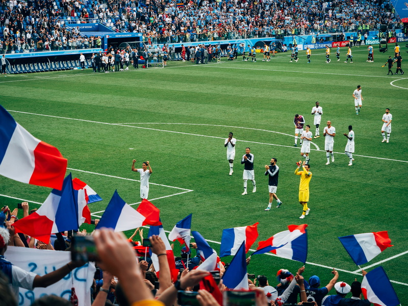 crowd, player, world cup, article, group of people, world, team, large group of people, men, winning, 2018, flag, real people, photography, players, team sport