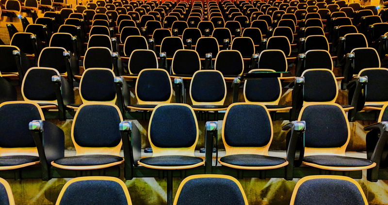 stadium, ottawa, canada, headrest, relaxation, in a row, chairs, absence, full frame, room, 4K, large group of objects, black, theater, meeting room, cinema