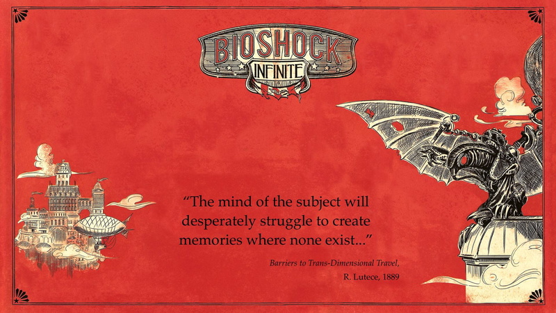 video games, infinite, hd, mind, red, songbird, 1080P, bioshock