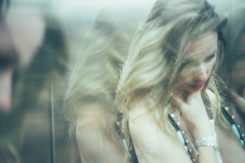 indoors, sony, double exposure, cinematic, contemplation, female, blonde hair, pose, cinematography, headshot, motion, fashion, emotion, videography, cinema