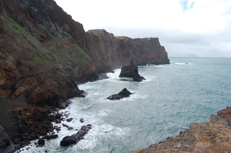 motion, rocky coastline, scenics - nature, land, water, tranquil scene, nature, day, sea, madera, beauty in nature, tranquility, the atlantic ocean, eroded
