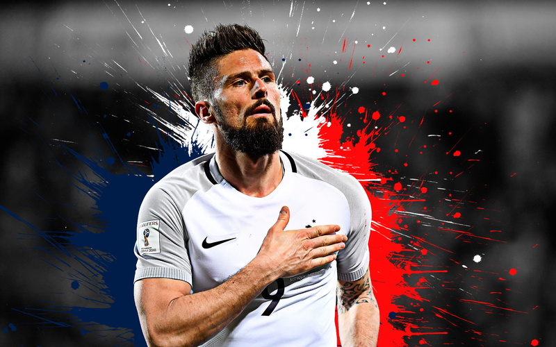 Soccer, Olivier Giroud, 4K, French, Footballer