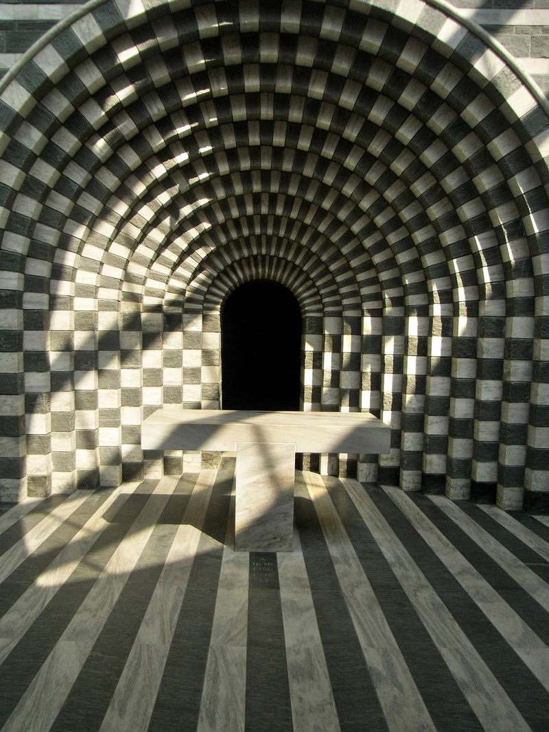 optical, concrete, tunnel, altar, stone, arch, arcade, the past, flooring, abstract, light, san giovanni, arched, building, sunlight, religion, corridor