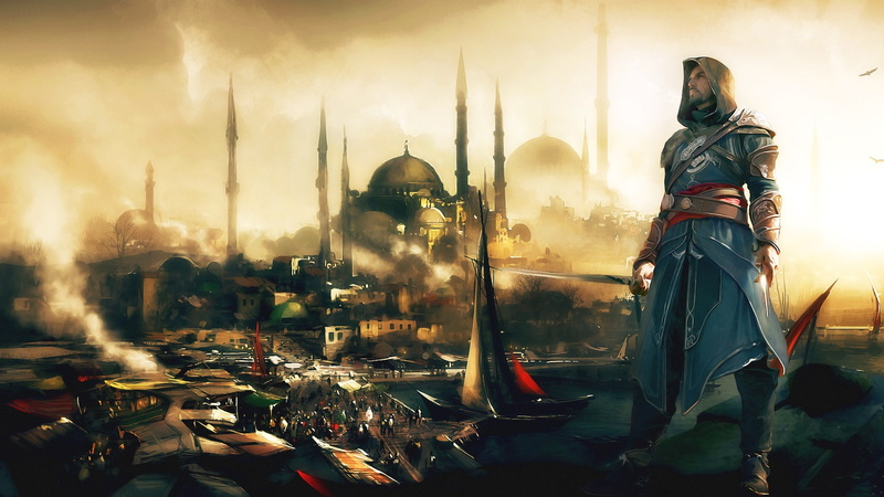 Ezio Auditore da Firenze, 1080P, assassins, video games, Assassins Creed: Revelations, Assassins Creed