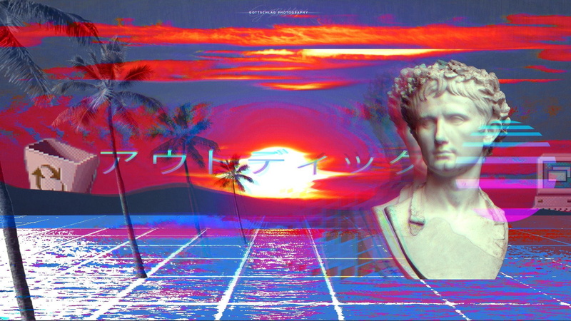 glowing, men, illuminated, blurred motion, young adult, vaporwave materail design adobe photoshop macintosh, women, motion, 1080P, portrait, multi colored
