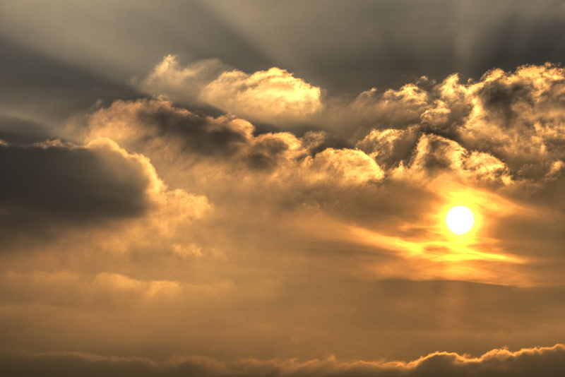 sunlight, overcast, outdoors, ominous, backlighting, meteorology, contrast, mood, sky, light, cloud - sky, sun, star, hdr, 5K, tranquil scene, mystical