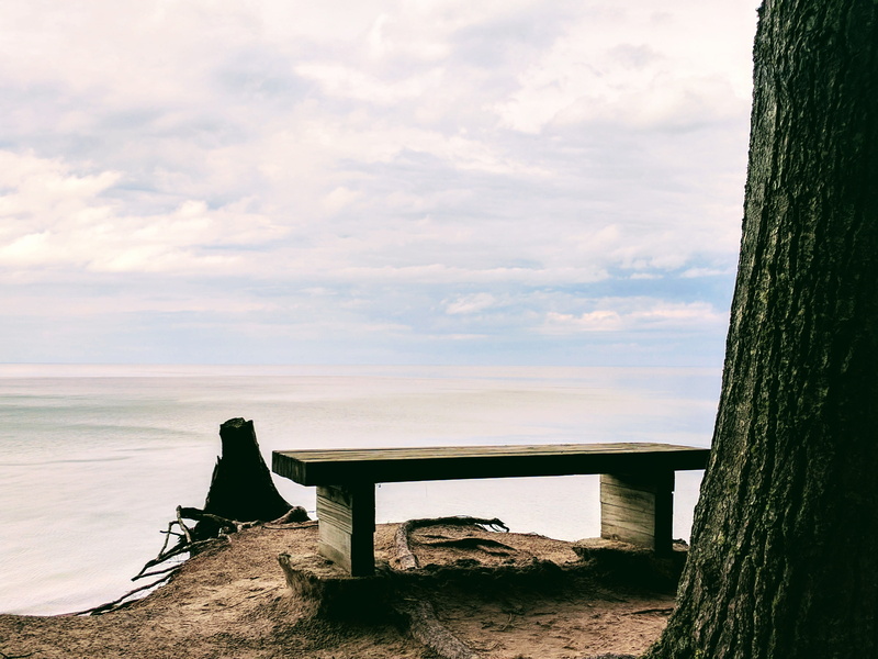 4K, tranquil scene, sitting, solemn, day, horizon over water, wood - material, sit, love, tranquility, beach, sky, sea, peaceful, horizon, photo, clouds
