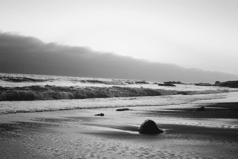 tranquility, pigeon point road, solid, waves, mountain, sand, pigeon point, beach, sea, day, rock - object, tranquil scene, 4K, water, ocean, pacific