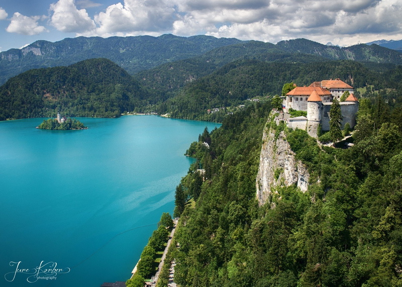 Slovenia, Castle, 720P, Lake Bled, Man Made, Castles