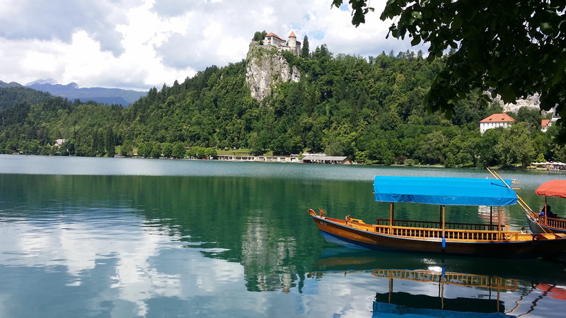 lake, tranquility, travel Locations, beauty in nature, journey, boat, famous Place, Beautiful, scenics - nature, cloud - sky, reflection, tree, sky, plant