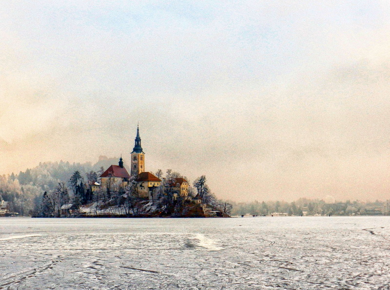 spirituality, belief, church, bled, tourism, slovenia, water, travel destinations, nature, travel, place of worship, no people, building exterior, outdoors