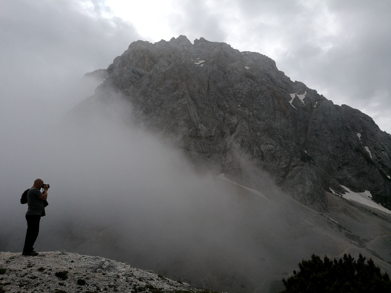 crest, person, cloud - sky, activity, non-urban scene, mountain range, water, one person, nature, 4K, real people, day, kranjska gora, daytyime, lifestyles