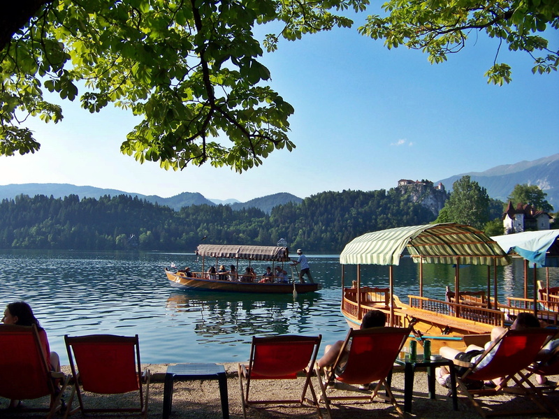 jumbo, no people, day, 1080P, Lake Bled, nautical vessel, outdoors, tree, transportation, the gorenjska region, alpine hiking, lake, Slovenia, moored