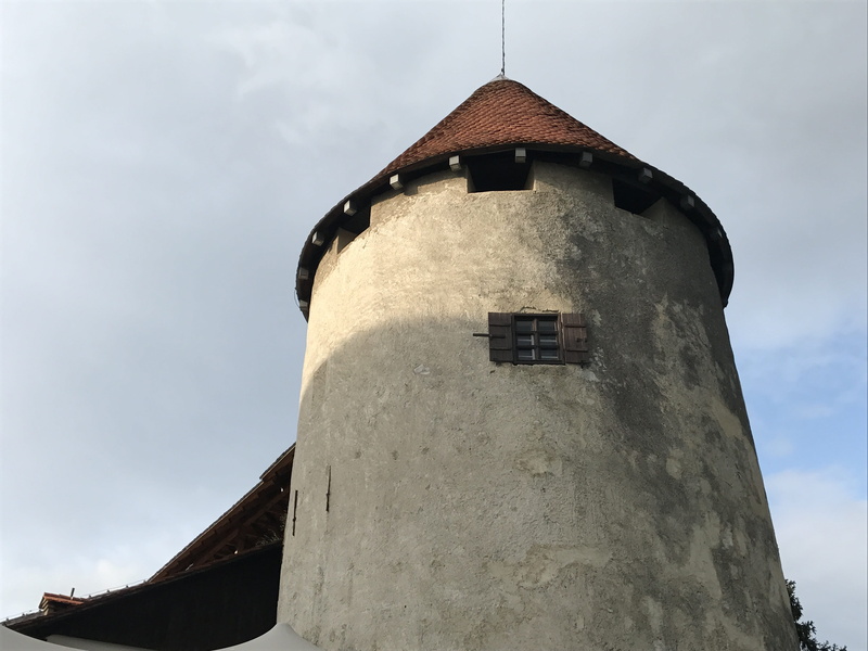 castle, sky, built structure, nature, travel destinations, day, 4K, architecture, window, house, building exterior, slovenia, roof, bled, building, history