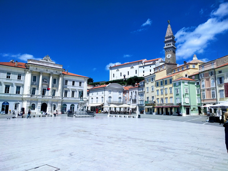 travel destinations, sky, built structure, street, history, slovenija, the past, travel, place of worship, spire, belief, building exterior, town square