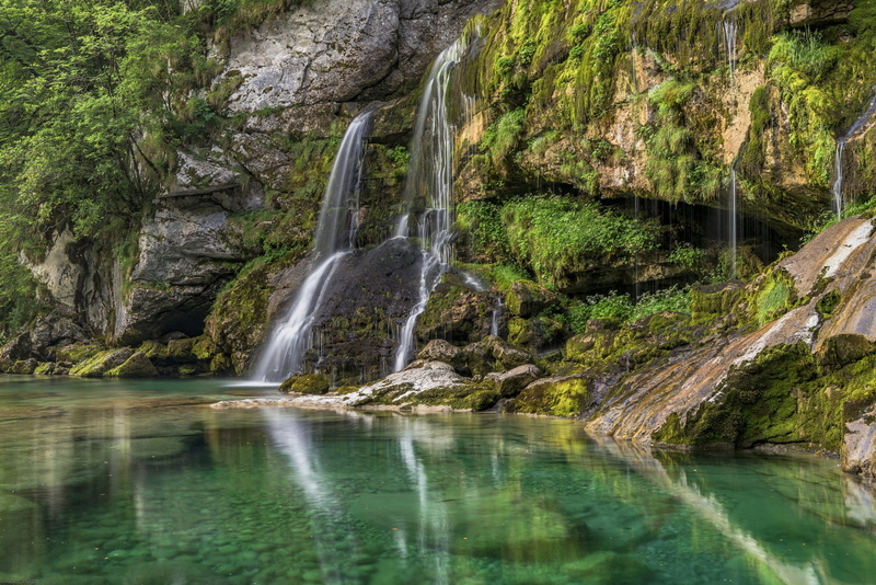 waterfall, 1080P, Slovenia, Bovec