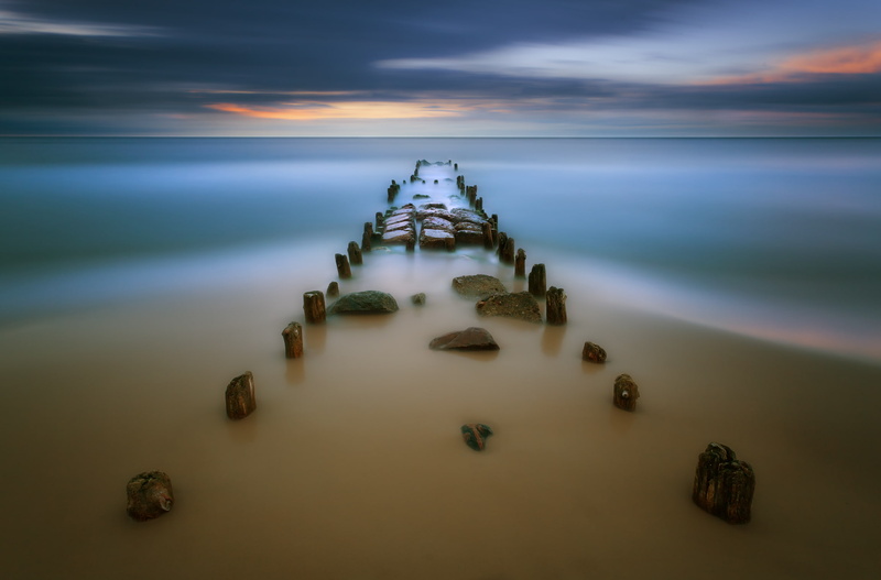 shoal, Krzysztof, pierce, 1080P, sunset, Browko, sand, sea