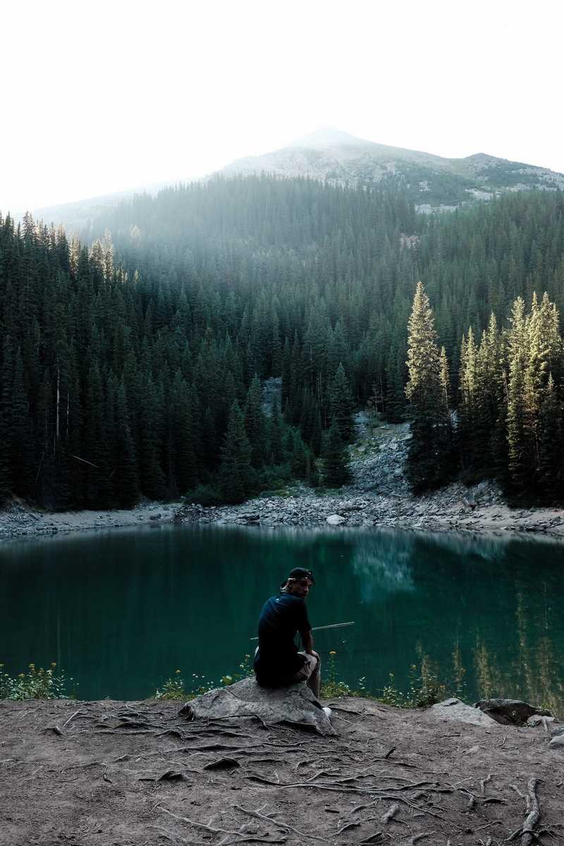 4K, water, scenics - nature, men, woodland, man, non-urban scene, camera, looking, tranquility, lifestyles, louise, outdoors, beauty in nature, canada