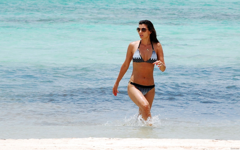 actress, 1080P, girls, glasses, women, sand, bikini, beaches, babes, ocean, sea, brunettes, ali, landry, swimwear, face, model, females, sexy