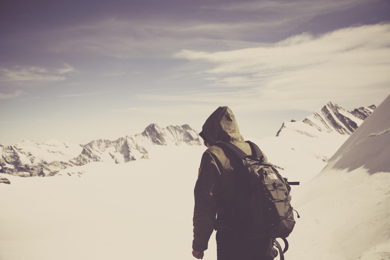 adventure, person, jungfraujoch, standing, lifestyles, beauty in nature, winter, real people, 4K, mountaineer, cold temperature, vacations, clothing, solid
