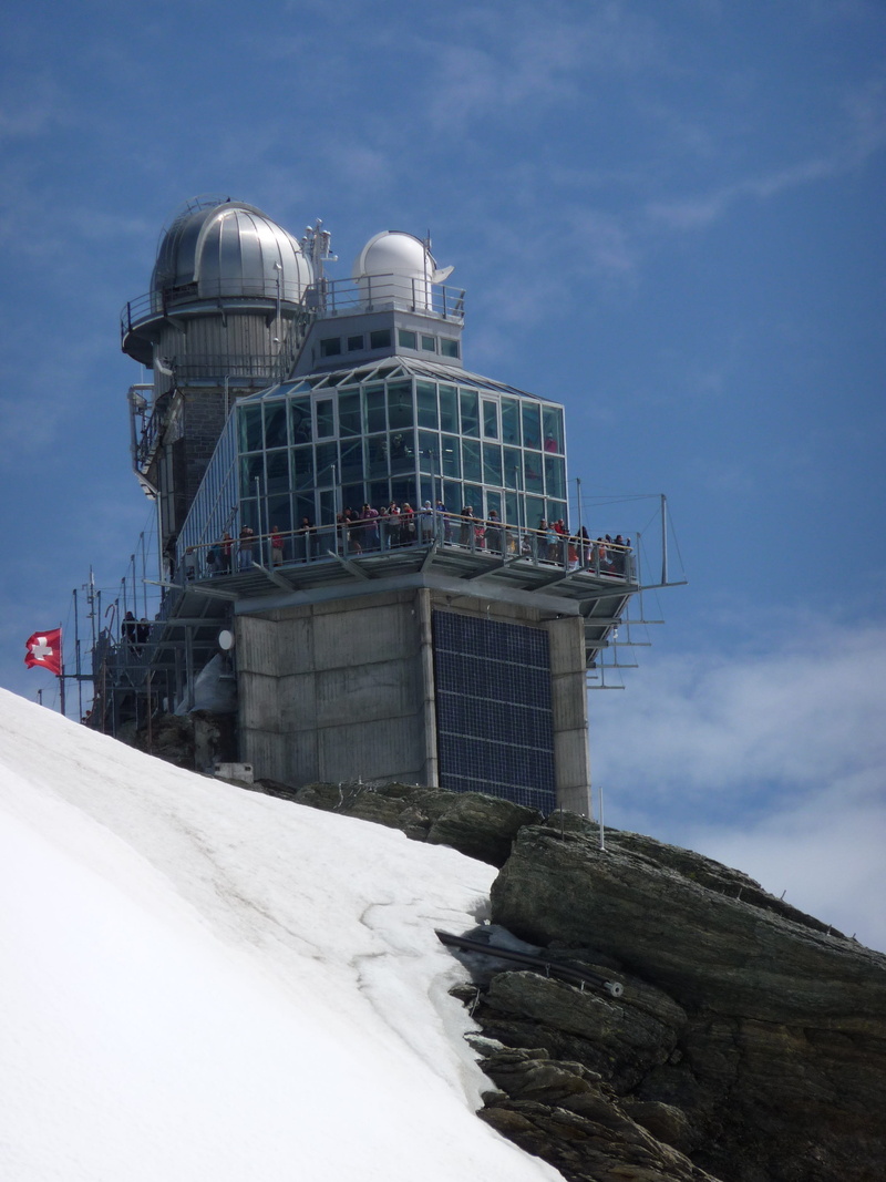 travel destinations, white color, architecture, travel, low angle view, mountains, sky, jungfraujoch, cloud - sky, building exterior, 2K, winter, no people