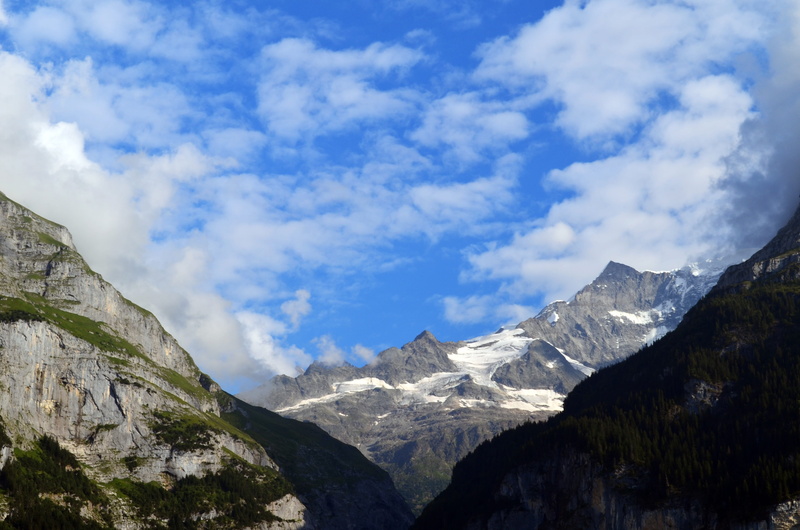 low angle view, snow, day, landscape, grindelwald, hiking, idyllic, environment, panorama, no people, sky, clouds, outdoors, nature, view, switzerland