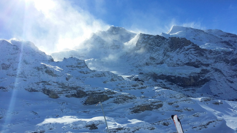 grindelwald, mountains, tranquil scene, ice, scenics - nature, travel, landscape, mountain range, nature, winter, cloud - sky, outdoors, tranquility, blue