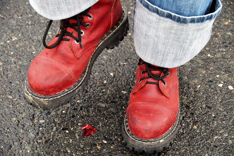 steel-toed boots, boots, human leg, close-up, standing, real people, heavy shoes, high angle view, leather, human foot, 5K, human body part, men, body part