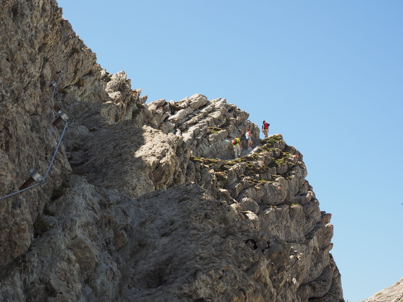 steep wall, solid, 4K, adventure, people, säntis region, sky, scramble, Climbing, exposed, alpstein region, leisure activity, swiss alps, rock - Object
