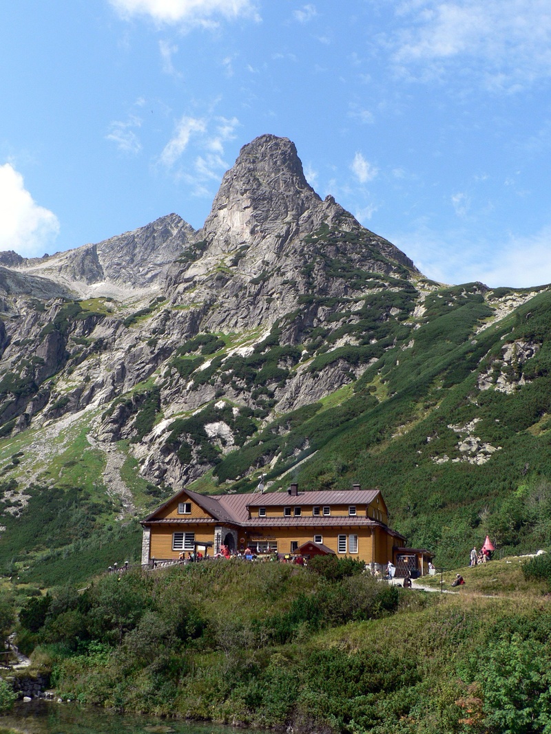 plant, non-urban scene, vysoké tatry, outdoors, incidental people, mountain, country, scenics - nature, slovakia, nature, jastrabia tower, building exterior