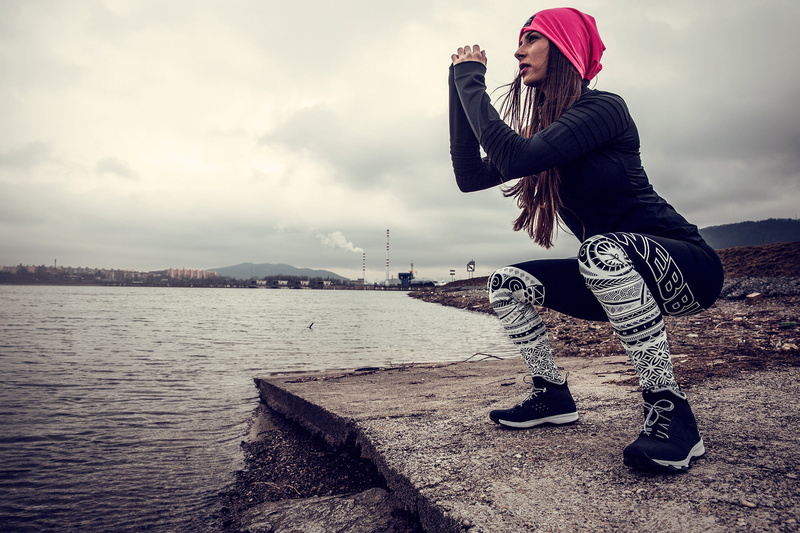 beautiful woman, brunette, hat, day, real people, exercising, lifestyles, working out, long hair, sneakers, cloud - sky, clothing, 1080P, one person, Slovakian