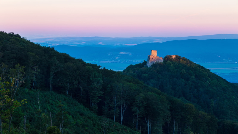 tourism, beauty in nature, Matúš Lošonský, Slovakia, sky, hills, scenics - nature, the past, tree, history, mountain, land, 1080P, architecture, nature