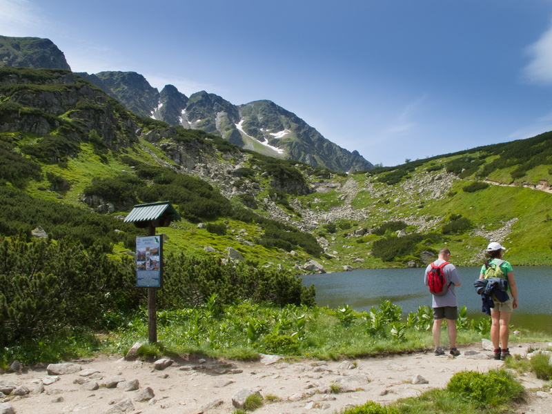 mountains, nature, mountain, men, people, pleso, leisure activity, activity, rear view, day, beauty in nature, mountain range, roháče, adult, plant, scenics - nature
