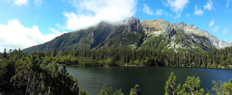 beauty in nature, mountains, scenics - nature, slovak republic, pine tree, high tatras, tranquility, plant, mountain range, landscape, water, tranquil scene