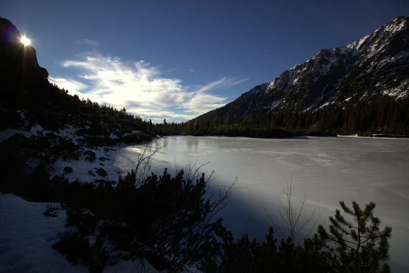 scenics - nature, reflection, tranquility, no people, water, lake, tree, popradské pleso, outdoors, plant, beauty in nature, vysoké tatry, slovensko, sky