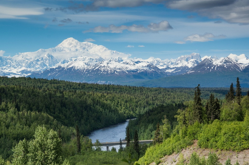 Denali National Park, Alaska, Mountains, 1080P, Mount McKinley, Denali