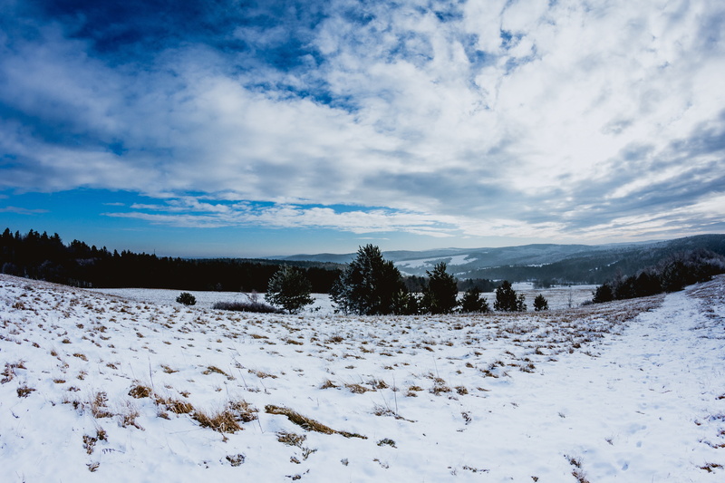 no people, non-urban scene, nature, podkarpackie voivodeship, cold temperature, covering, white color, the valley of the, snowcapped mountain, tranquil scene