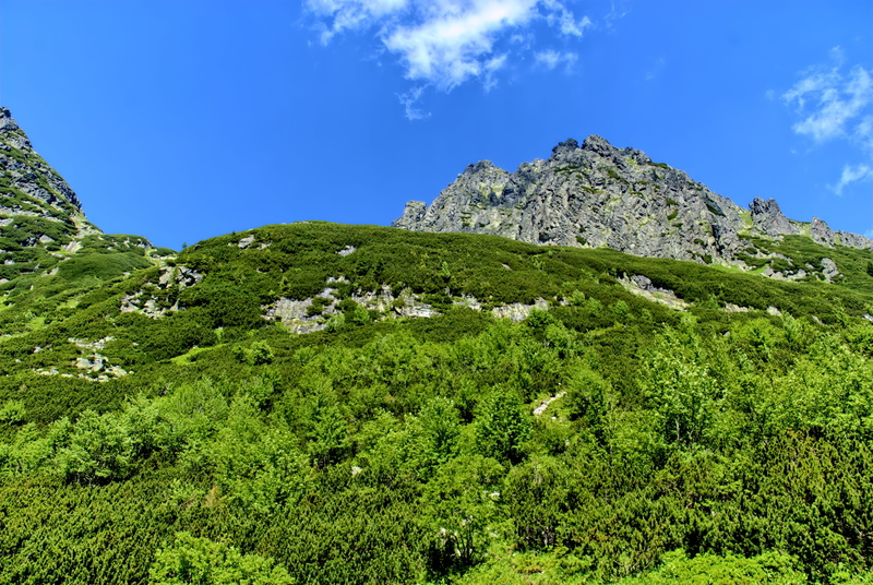 land, outdoors, scenics - nature, tatry, landscape, mountains, tranquil scene, plant, solid, no people, rock, nature, rock - object, sky, green color, blue