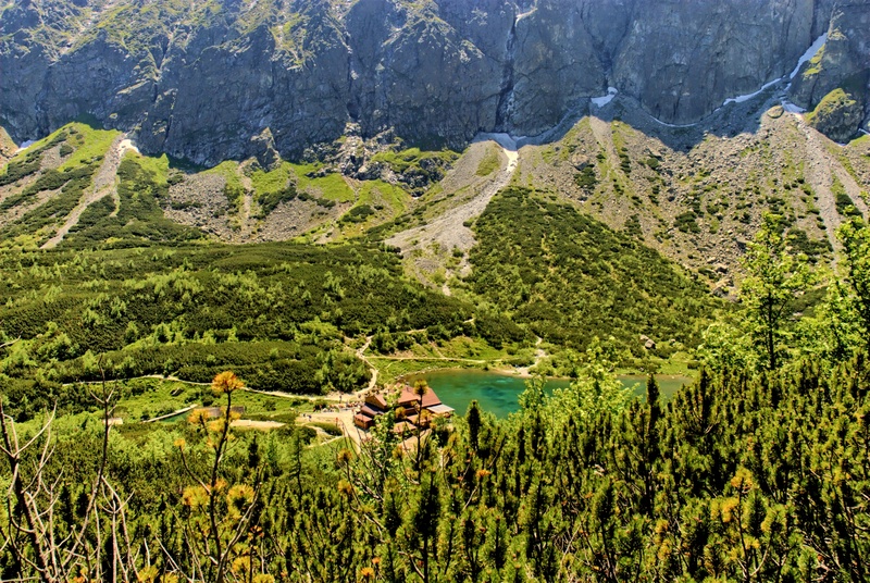 no people, tranquil scene, green color, tranquility, nature, sky, slovakia, land, view, forest, mountains, beauty in nature, top view, scenics - nature