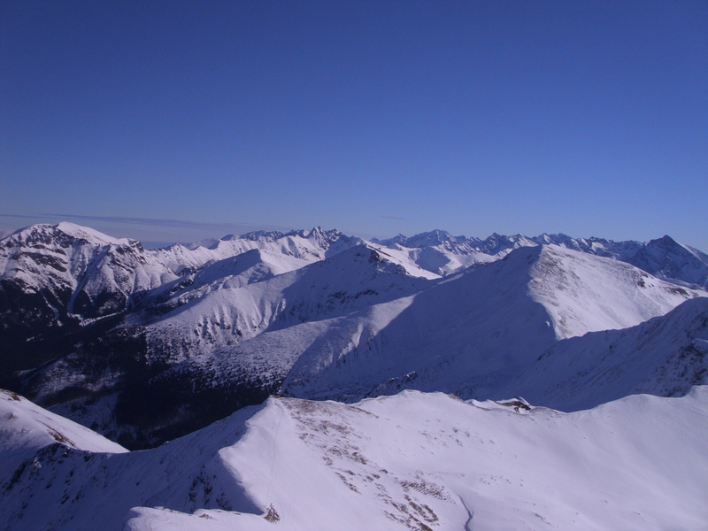 cold temperature, panorama, clear sky, ornak, climbing, hiking trail, mountain range, tranquil scene, snow, polish tatras, view, a view of the mountains
