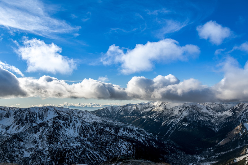 tops, tourism, tatry, scenics - nature, landscape, clouds, high, outdoors, snowcapped mountain, top view, mountain, snow, cloud - sky, tranquility, dramatic landscape