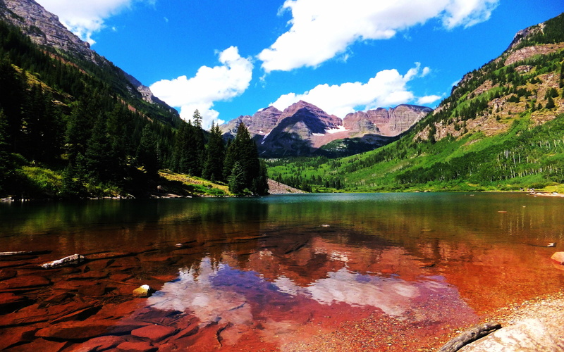 bells, gunnison, colorado, maroon, united, county, states, lake, hd, landscape, 2K