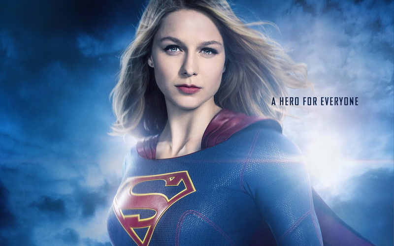 young adult, 4K, Movies, portrait, sky, Hollywood Movies, digital composite, supergirl, front view, contemplation, beautiful woman, blue, beautiful people