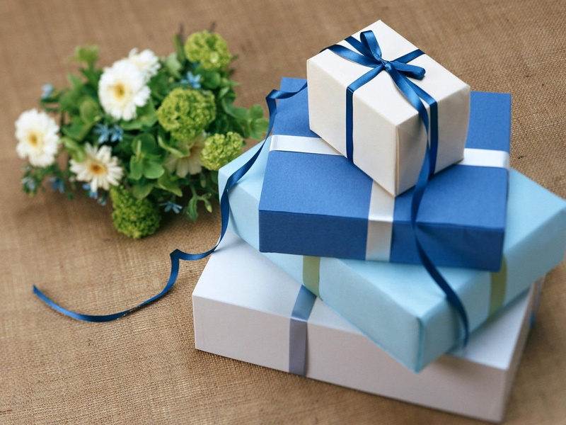 everyone, holidays, lovely, decorations, 1080P, party time, festival, gifts, flowe, new year, giftbox, blue, beautiful, boxes, white