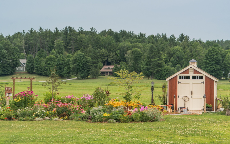 built structure, scenic, scenery, field, scenics, grass, outdoor, plant, Shed, architecture, house, rural Scene, flower, meadow, countryside, usa, outdoors