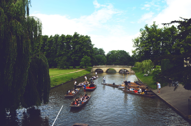 canoe, transportation system, green, tourism, near, transportation, sky, cloud - sky, trees, travel, canal, jon, group, gondola, raft, lake, bridge - man made structure