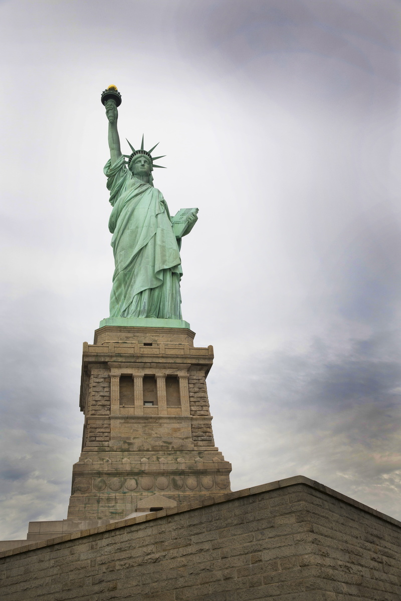 no people, female likeness, sky, liberty, nature, flame, statue, cloudy, usa, low angle view, the past, independence, statue of liberty, national, day