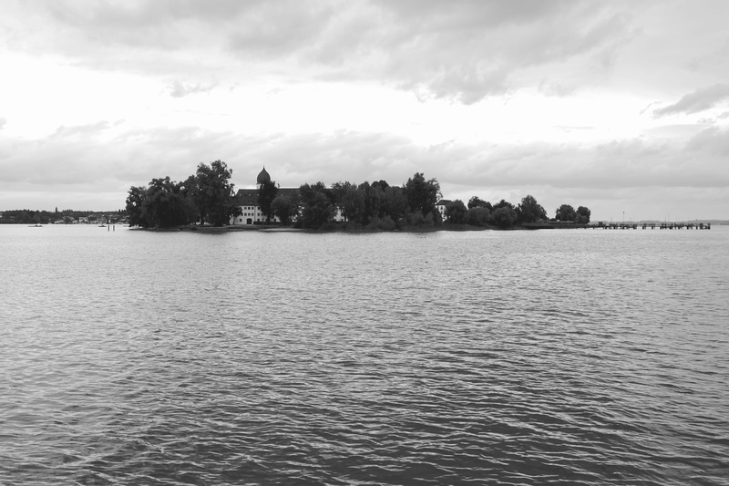 architecture, tranquility, plant, water, scenic, tree, nature, sky, no people, view into land, cloud - sky, waters, waterfront, chiemsee, ladies island