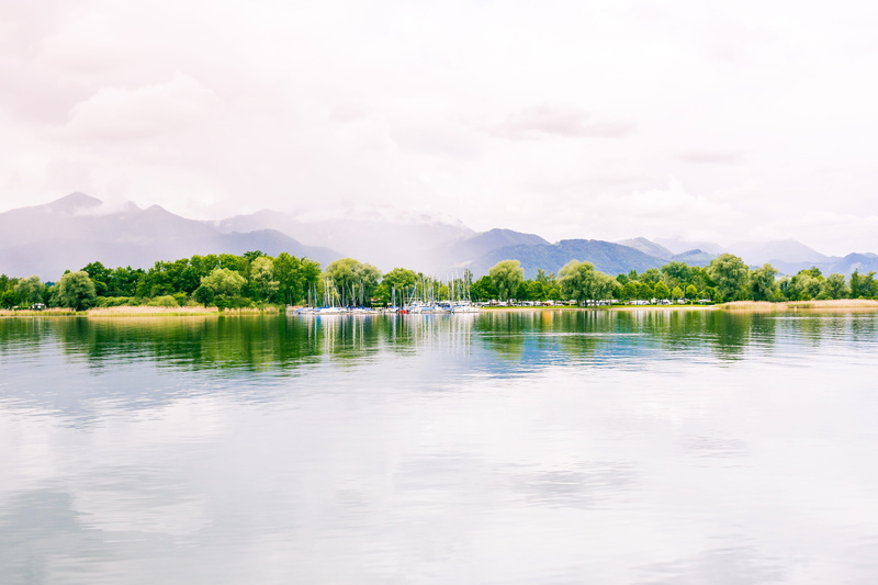silent, chiemsee, horizontal, outdoors, day, reflection, body, bavaria, mountain, plant, no people, in the, body of water, water, photo, tranquil scene
