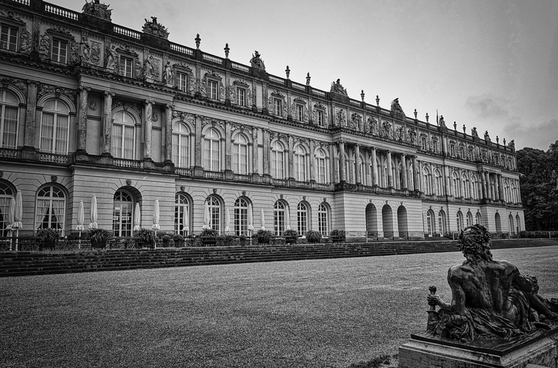 architecture, sculpture, representation, baroque, building exterior, art and craft, heritage, tourist, sky, government, day, human representation, chiemsee